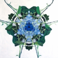 Synthetic Hydrangea (Blue)